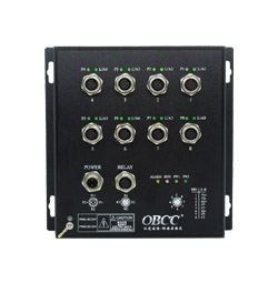 百兆8電口M12型工業(yè)交換機